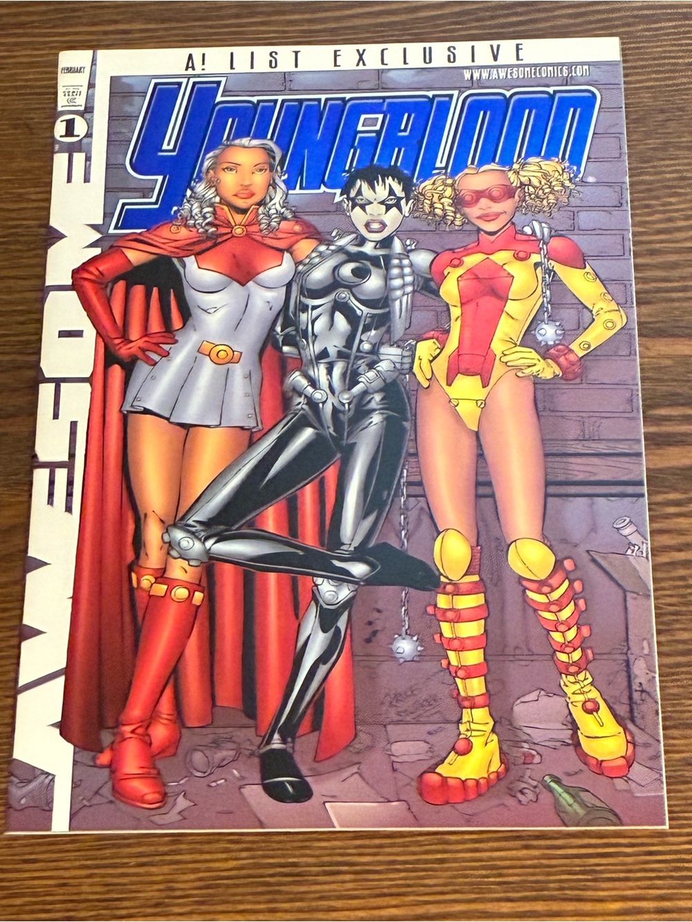 Youngblood Vol. 3 #1 A! List Exclusive Blue Foil Steve Skroce NM+ 9.6 1998